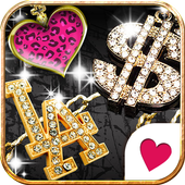 Cute wallpaper★Gold × Black icon