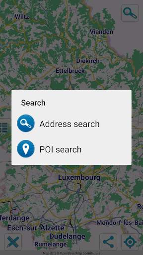 Map of Luxembourg offline screenshot 2