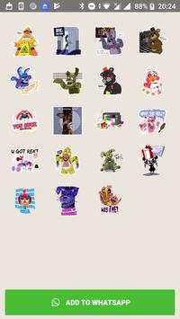 👻 FNAF Stickers for WAStickerApps 3 تصوير الشاشة