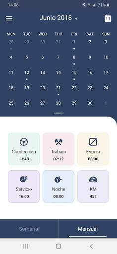 STRADA Driver lee su tarjeta conductor screenshot 3