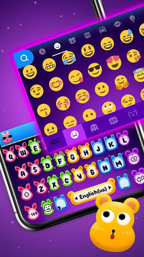 Colorful Cutie Animal Keyboard Theme screenshot 2