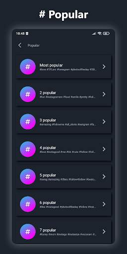 tags for Instagram - Free Like & Follower Hashtag screenshot 3