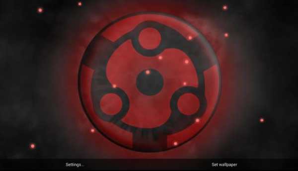 Sharingan Live Wallpaper скриншот 2
