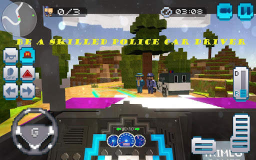 Craft Police Mountain Climb Driving screenshot 2