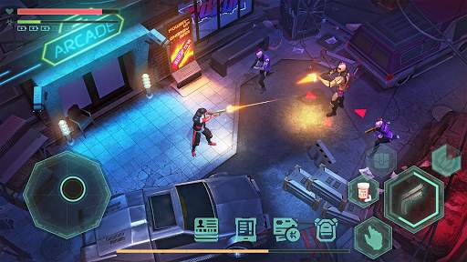 Cyberika:액션 어드벤쳐 Cyberpunk RPG screenshot 3