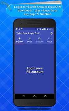 Video Downloader for Facebook screenshot 3