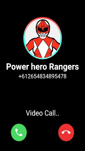 Power's Hero Rangers Video Call & Chat Simulator screenshot 4