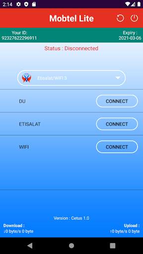 Mobtel vpn screenshot 2