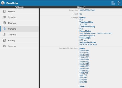 Droid Hardware Info screenshot 11