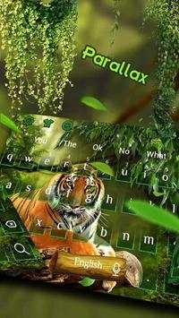Wild Tiger Parallax Keyboard Theme screenshot 2