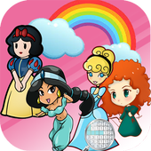 Pixel Art Disney Princess Color By Number icon