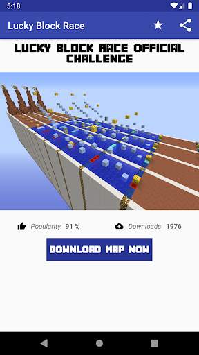 Lucky Block Race Maps for Minecraft PE screenshot 4