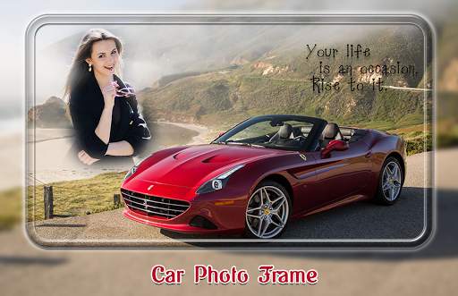 Racing Car Photo Frames 1 تصوير الشاشة