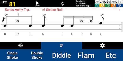 Drum Rudiment Player screenshot 4