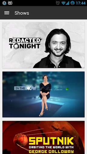 RT News screenshot 2