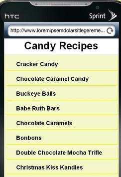 Candy Recipes screenshot 1