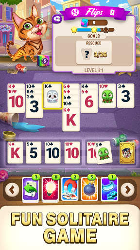 Solitaire Pets - Fun Card Game screenshot 2
