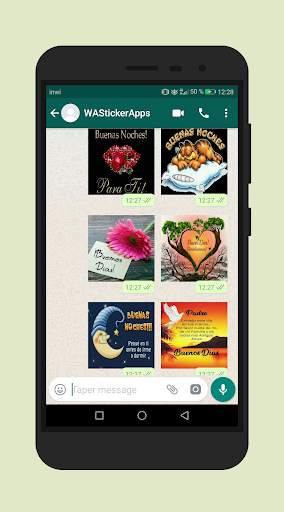 Buenos díasy buenas noches pegatinas WAStickerApps screenshot 4