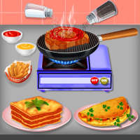 Kitchen Chef Food Making Games logo