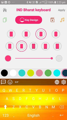 IND Bharat keyboard - awesome photo keyboard स्क्रीनशॉट 8