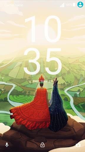 The king of heroes Xperia Theme скриншот 2