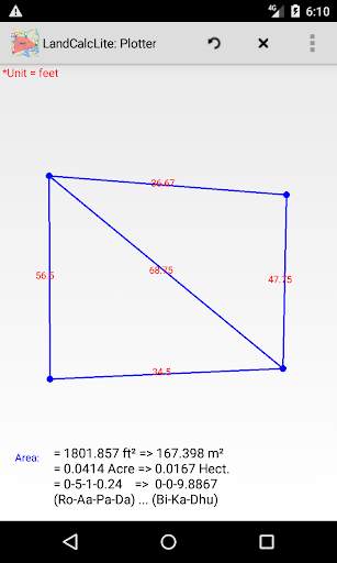 Land Calculator Lite - नापी (Napi/Naapi) screenshot 3