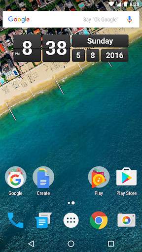 Retro Clock Widget screenshot 1