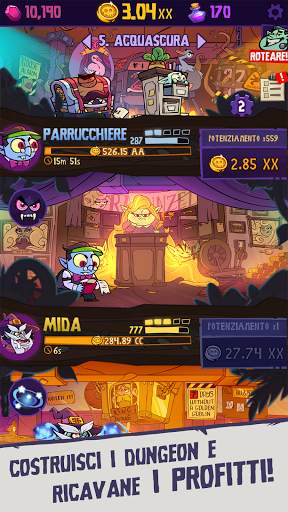 Dungeon, Inc.: idle game screenshot 1