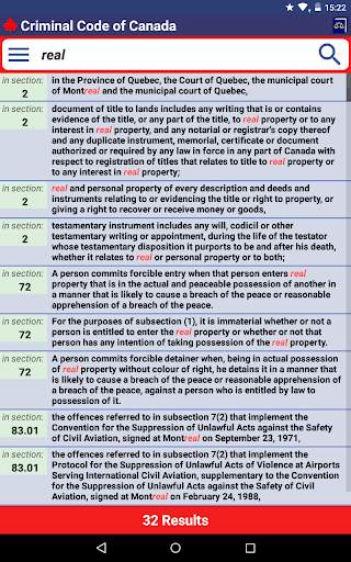 Criminal Code of Canada скриншот 4