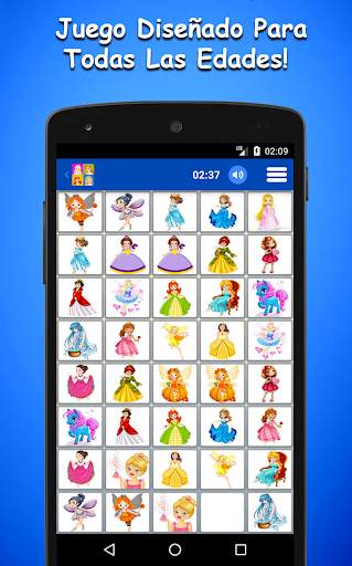 Juego De Memoria De Princesas Para Niños screenshot 3
