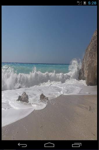 Beach Rock Live Wallpaper screenshot 1