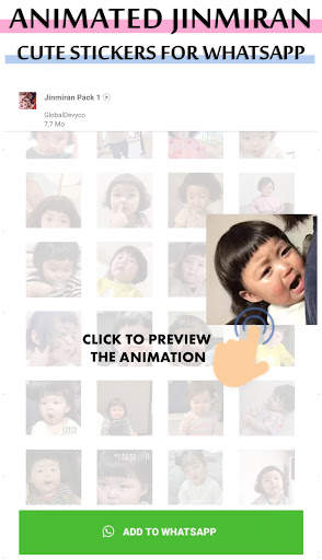 Animated Jin Miran Stickers for WhatsApp 2021 screenshot 4