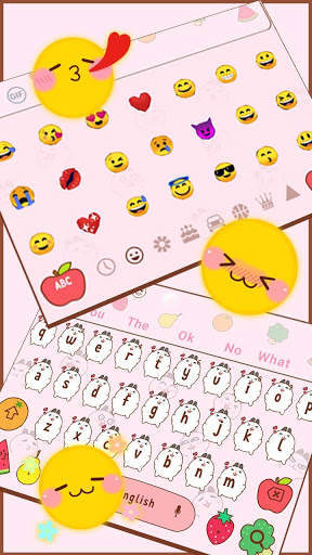 Cute Bunny Keyboard screenshot 3