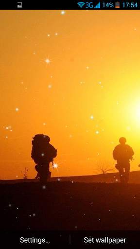 Army Soldier Live Wallpaper screenshot 4