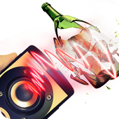 Break glass sound Joke icon