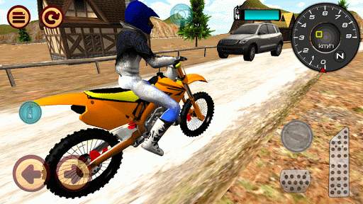 Motocross Countryside Drive 3D screenshot 1