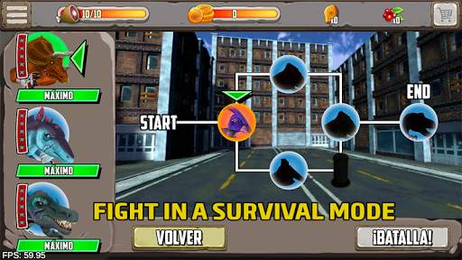 Combattenti di dinosauri - Giochi di combattime screenshot 5
