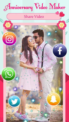 Wedding Anniversary Video Maker with Music скриншот 4