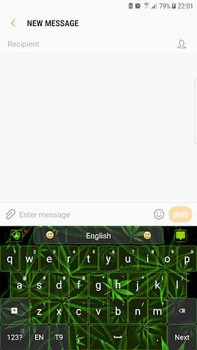 Green Weed Keyboard screenshot 5