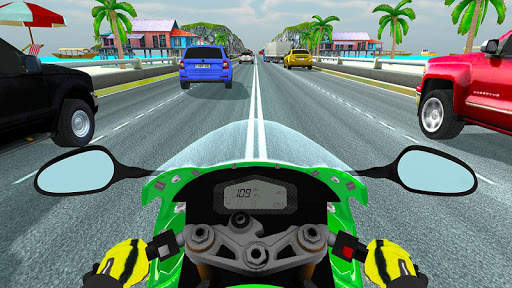 Highway Traffic Rider - 3D Rennradrennen screenshot 3
