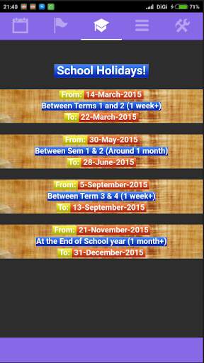 Singapore Calendar screenshot 10