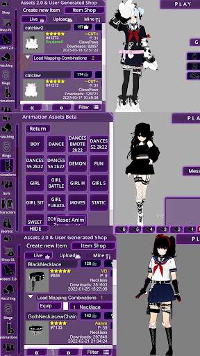 SchoolGirl AI 3D Anime Sandbox screenshot 4