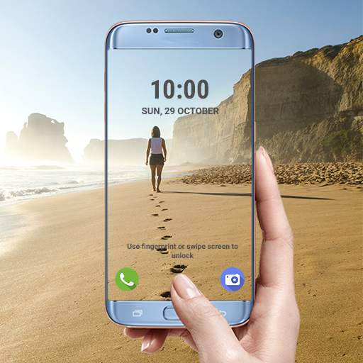 Transparent phone. Wallpaper 4.5