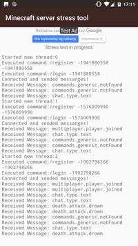 Minecraft server stress tool screenshot 2