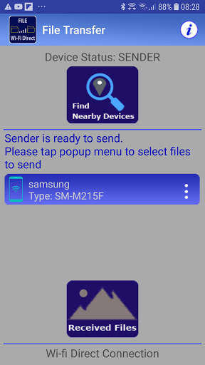 File Transfer (wifi-direct) screenshot 2