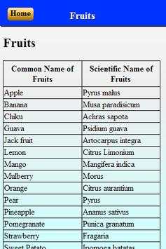 Scientific names screenshot 6
