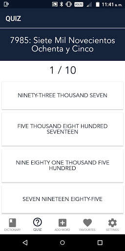 Numeros en español y ingles screenshot 4