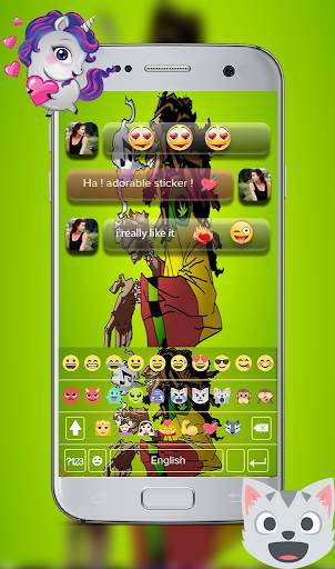 Weed Reggae Emoji Keyboard - cartoon Weed keyboard screenshot 4