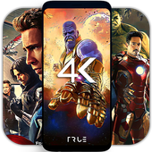4K Superheroes Wallpapers - Live Wallpaper Changer icon
