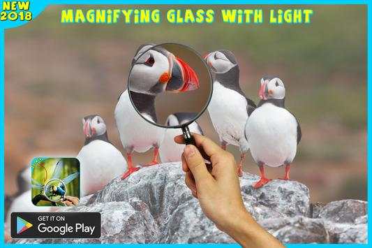 magnifying glass microscope   flashlight app screenshot 2